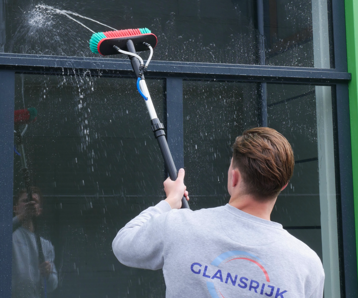 telescopische glasbewassing